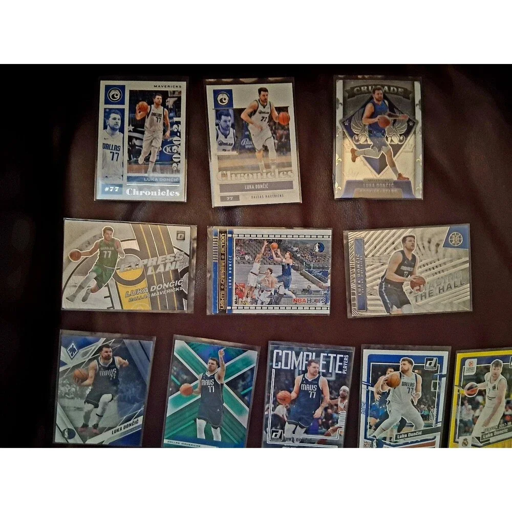 20 Card Lot of Luka Doncic NBA Trading Cards (Base, Inserts, RCs, Parallels) NM+